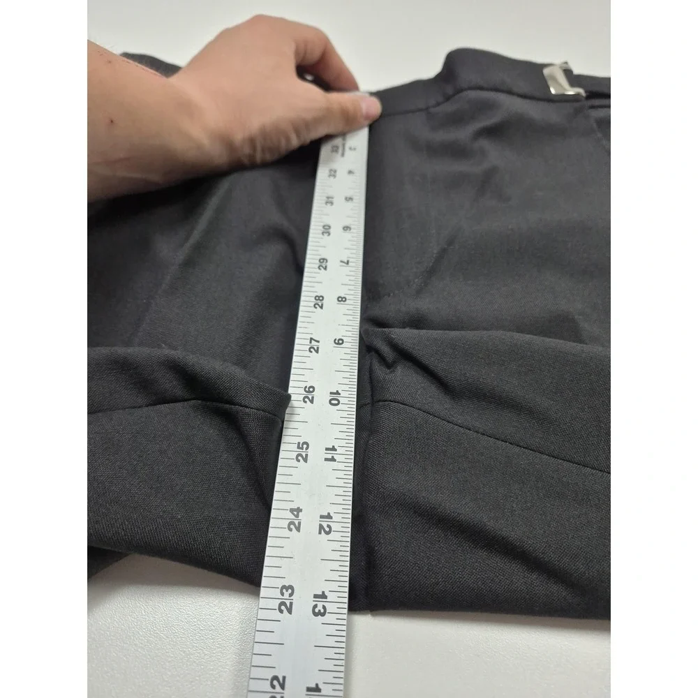 Neil Allyn Suit Pants Mens 31x34 Black Wool Tuxedo Satin Stripe Unhemmed NWT